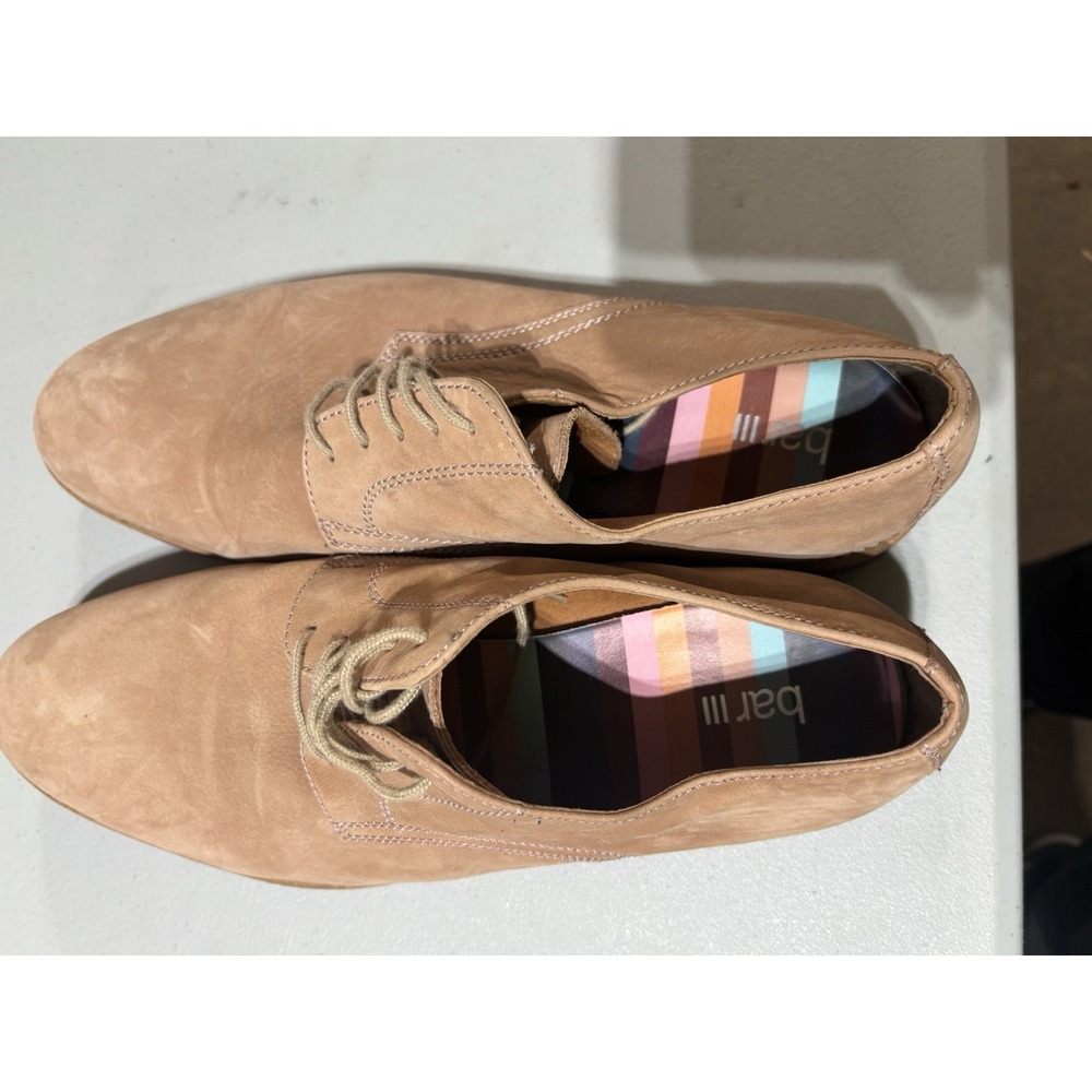 Bar III Men's‎ Baxter Buck Suede Oxfords Tan Size 12 - Picture 2 of 7